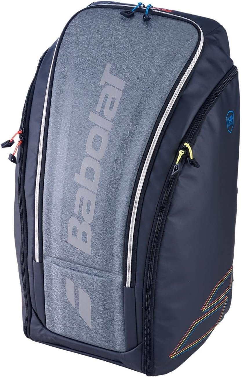 Sac de padel Babolat RH Perf, bleu marine avec panneau gris chiné et logo Babolat
