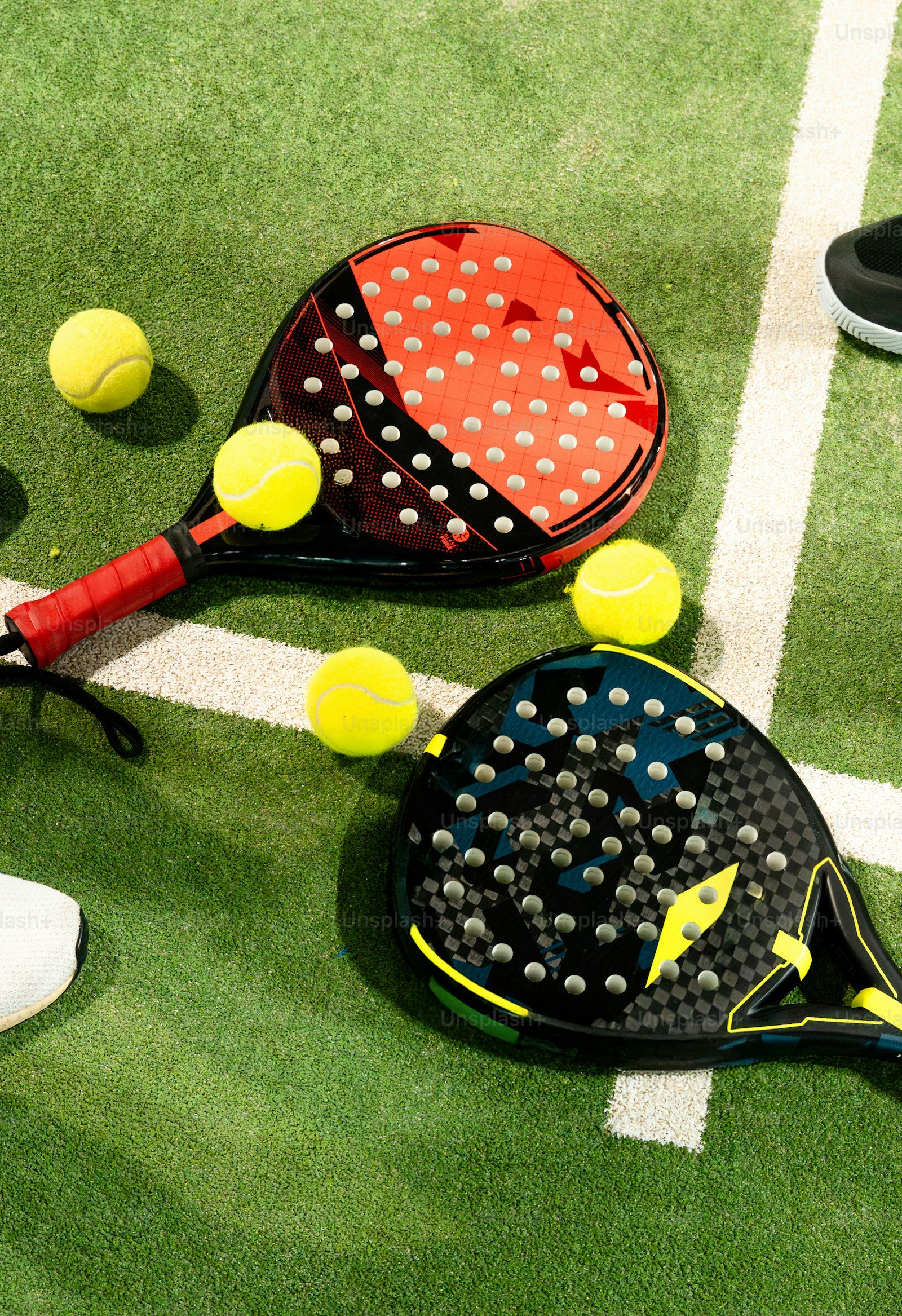 Rassemblement de raquettes et balles de padel - guide des marques sur Padelrix