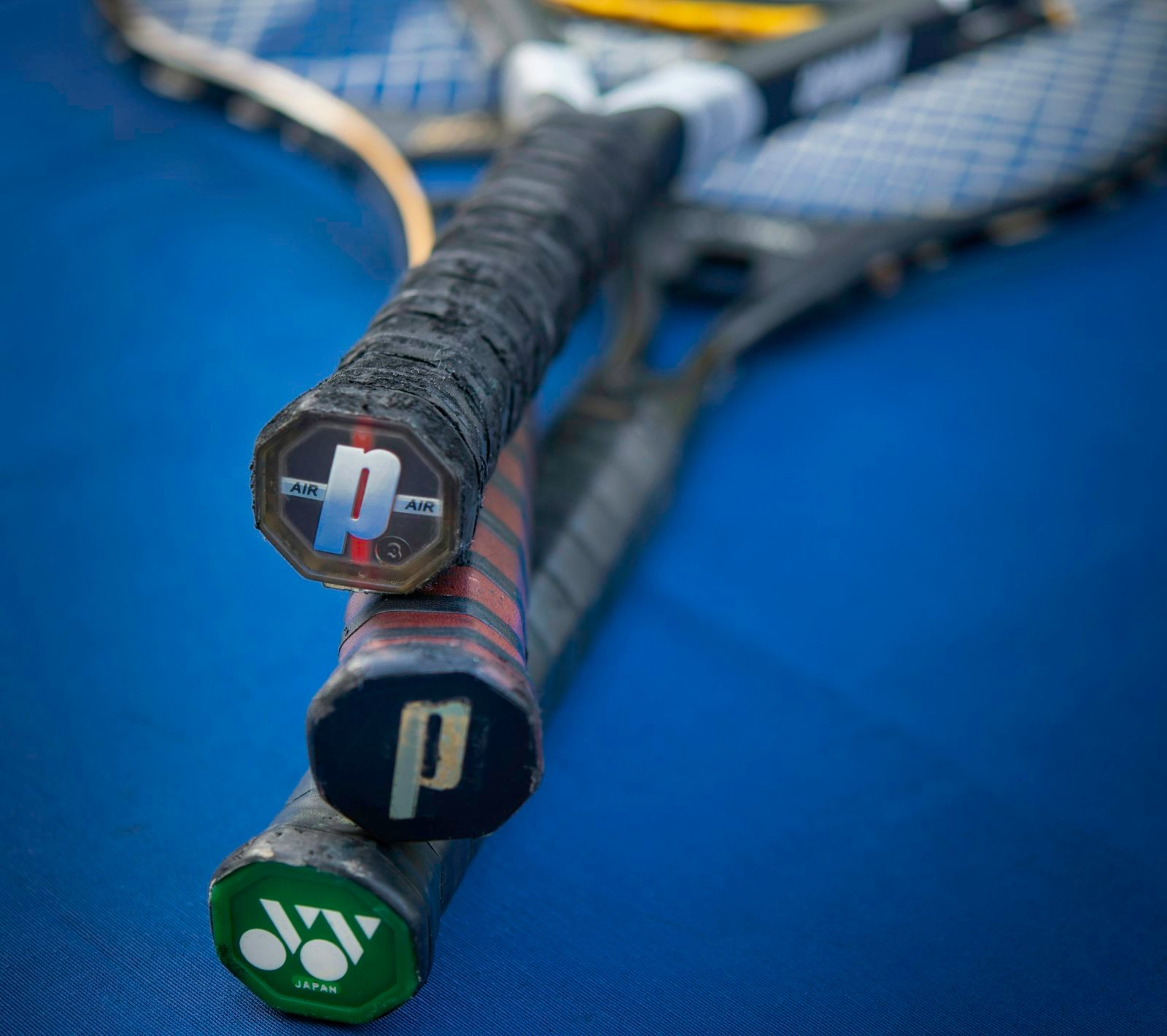 Close-up macro grip de raquette padel - guide surgrip Padelrix