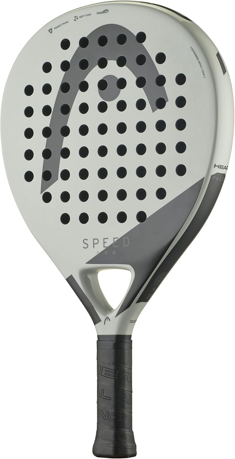 Raquette de padel Head Speed EVO 2025, blanche et grise