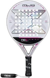 Raquette de padel Nox ML10 Pro Cup Silver 2025, blanche et argent