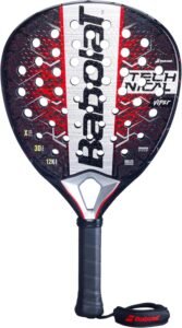 Raquette de padel Babolat Technical Viper 2025, noire et rouge