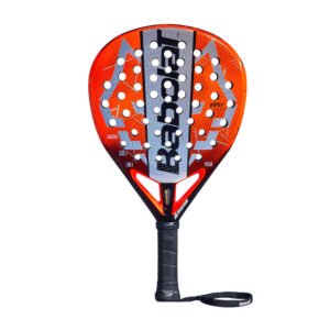 Raquette de padel Babolat Viper 3.0 2026 Juan Lebron, orange et grise, forme diamant, grip noir